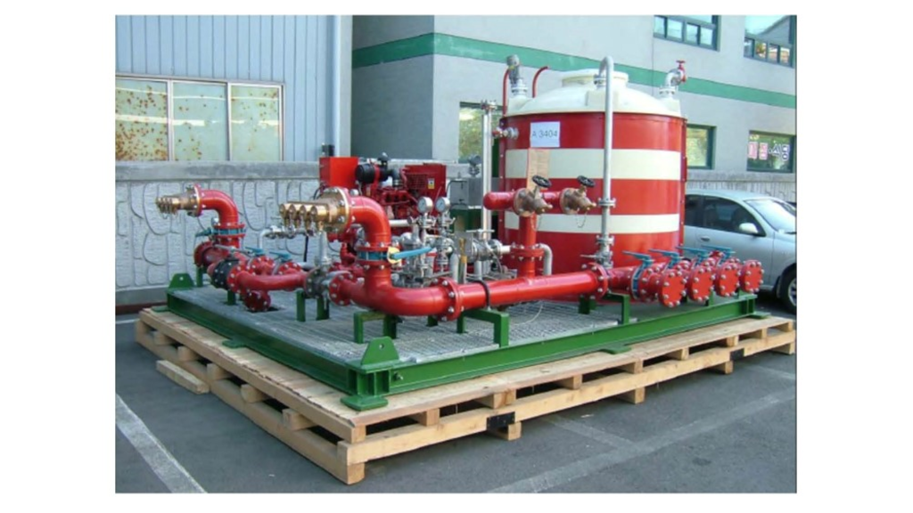 ตัวอย่างระบบโฟมดับเพลิง