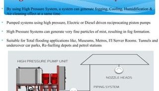 article water mist fire suppression system