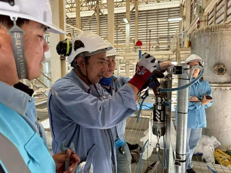 งานติดตั้ง และคาลิเบรท MSA Gas Monitoring