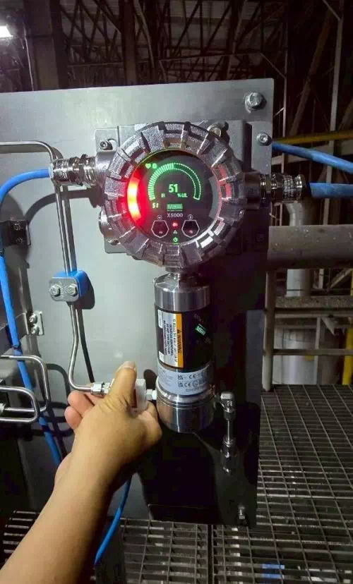 งานติดตั้ง และคาลิเบรท MSA Gas Monitoring