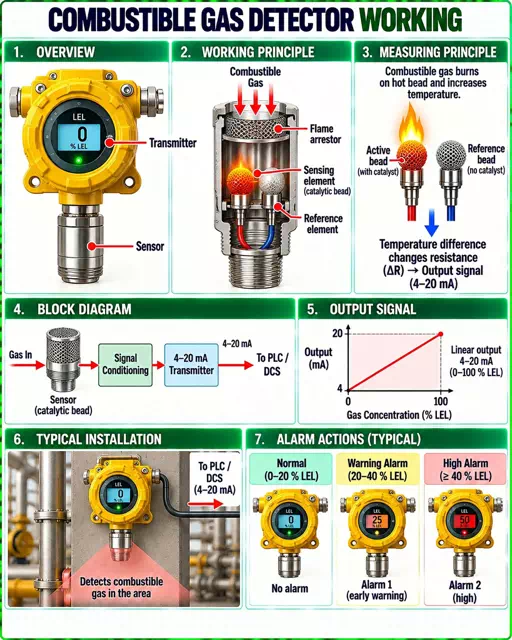 Combustible Gas Detector 